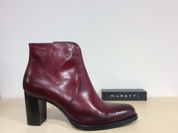 MURATTI  BOOTS RACRANGE CUIR ROUGE