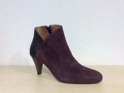 ROSE METAL BOOTS  NUBUCK PRUNE