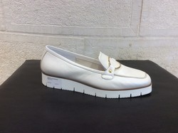 REQINS MOCASSIN NOVA CUIR BLANC