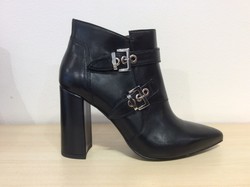 NERO GIARDINI  BOOTS  CUIR NOIR