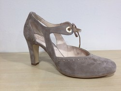 ROSE METAL ESCARPINS  NUBUCK